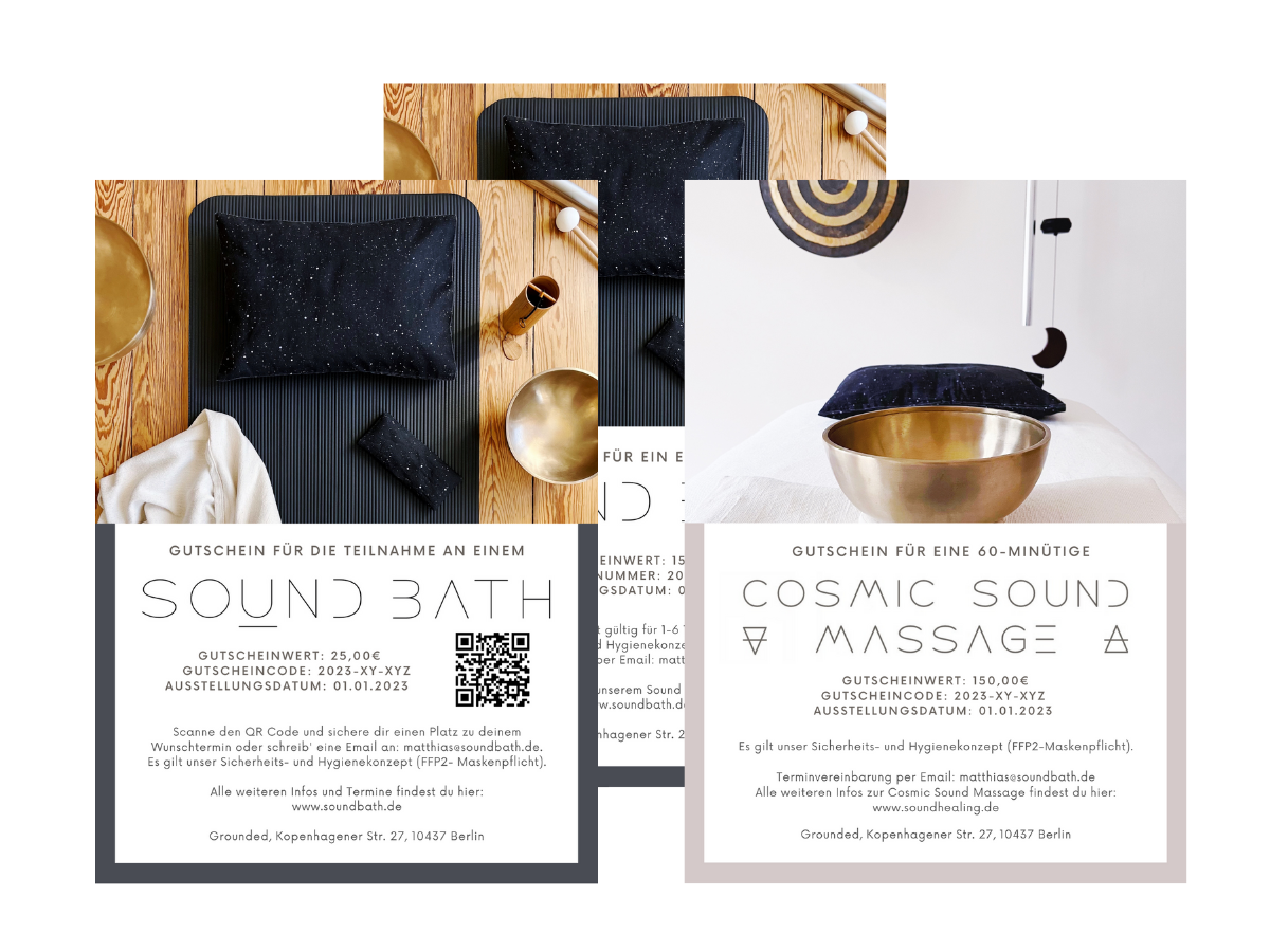 Sound Bath Berlin Gutscheine